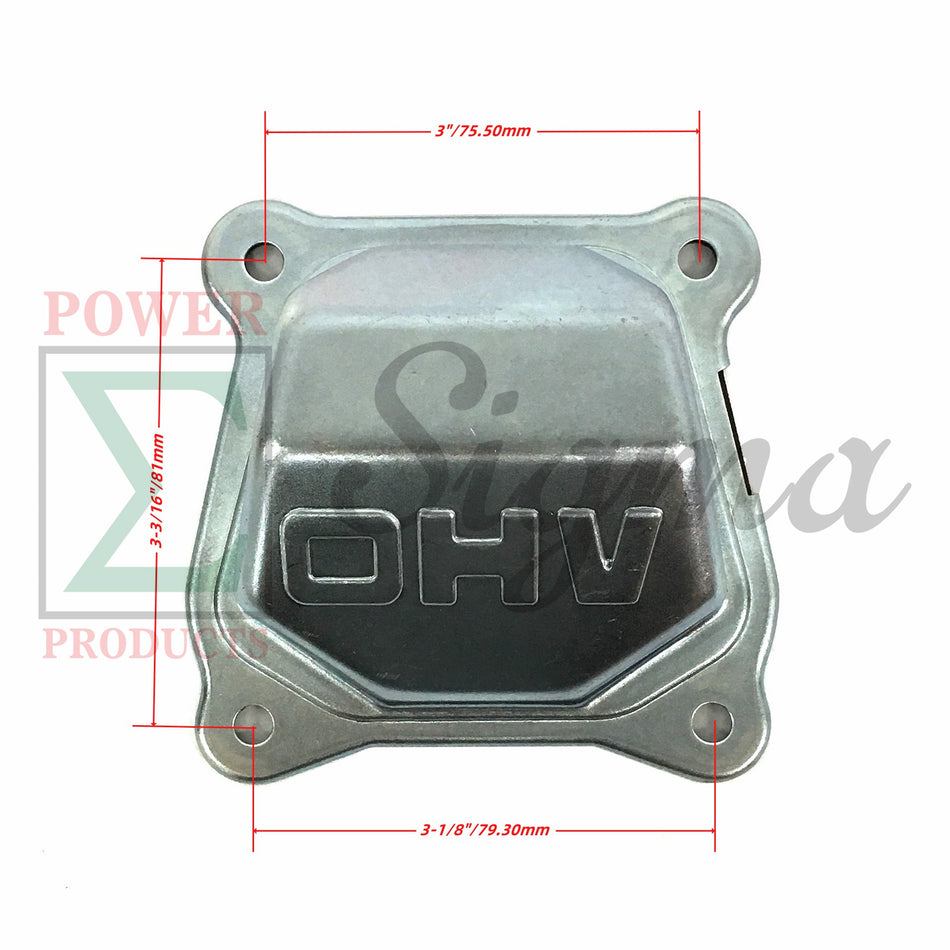 Cylinder Head Valve Cover with Gasket bolts – Replacement Part Fits Predator 79cc & 212cc Non-Hemi Engine for Coleman 196cc Mini Bike B200R BT200X for 98cc/196cc Go Karts CK100 GK100 GK200 KT196 CK196 image 1