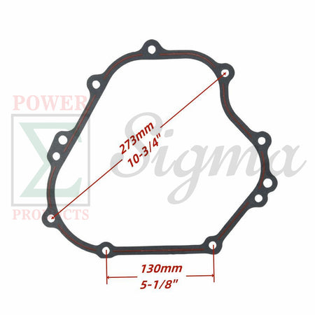 7PCS Engine Gasket Set Replacement for DuroMax XP15000HX / XP15000HXT 15000-Watt 670cc Generator – Includes Cylinder Head, Carburetor, Crankcase Cover, Breather Cover & Exhaust Muffler Gaskets image 5