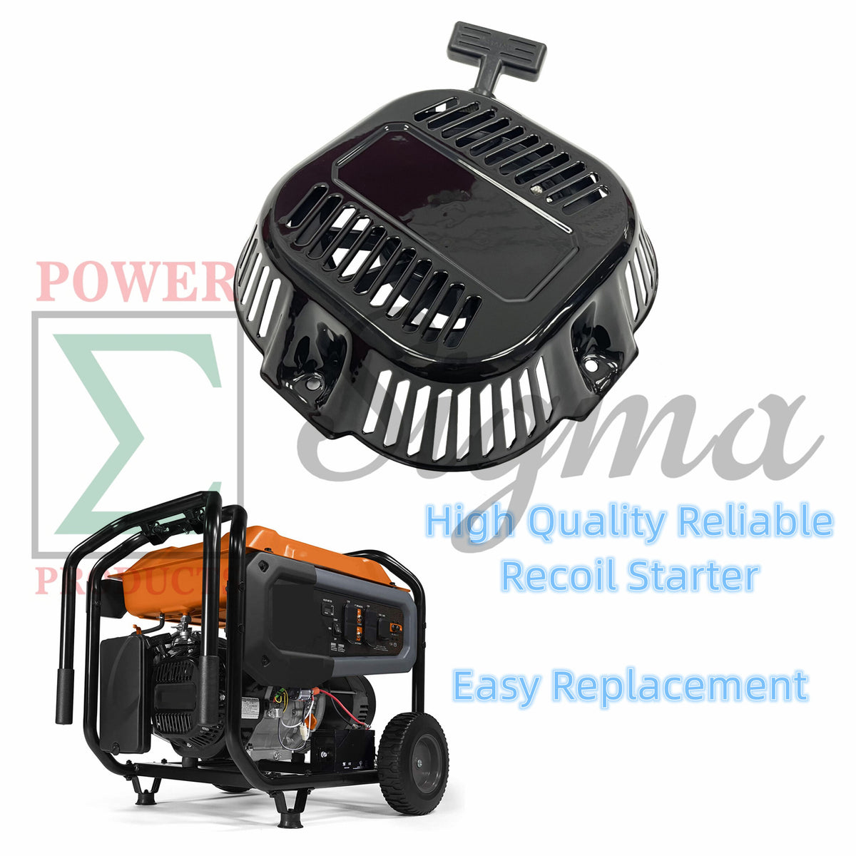Recoil Starter for Generac GP5500 GP6500 GP6500E GP8000E XT8000EFI RS8000E Generator For Generac 0J08073SRV 0J0813ASRV 389cc 420cc Engine 4200PSI 4.0GPM 420cc High Pressure Washer image 1