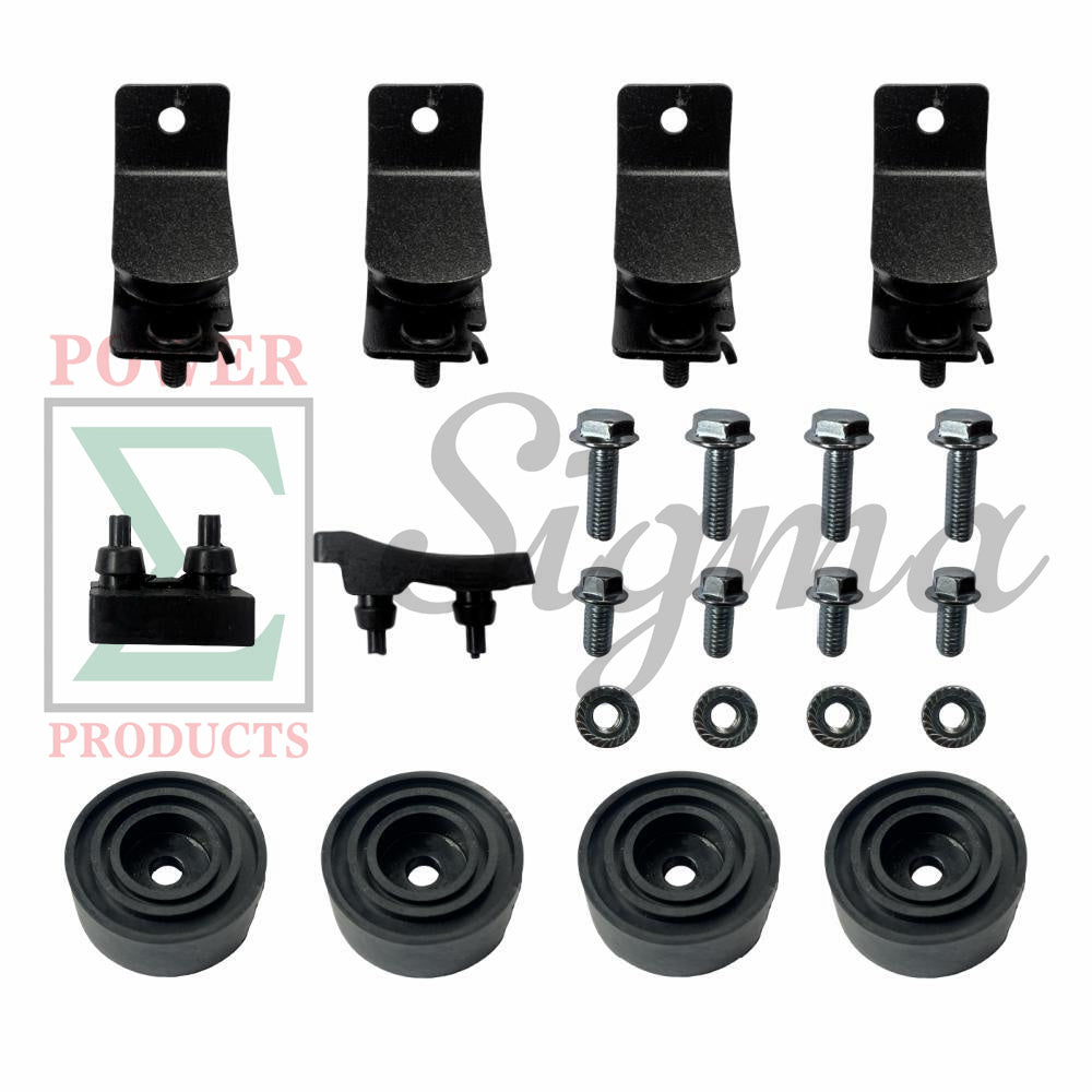 Frame Shock Absorbing Seat and Anti-Vibration Mounts with Bolts- Replacement for PREDATOR Some Inverter Generator Surge 2000 Watt Diagram Part Ref#28 29 image 0