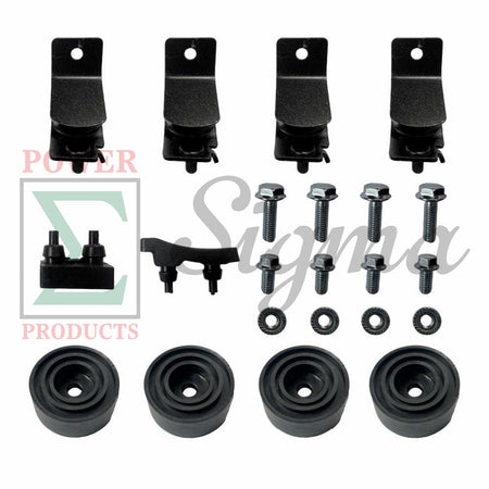 Frame Shock Absorbing Seat and Anti-Vibration Mounts with Bolts- Replacement for PREDATOR Some Inverter Generator Surge 2000 Watt Diagram Part Ref#28 29 image 0