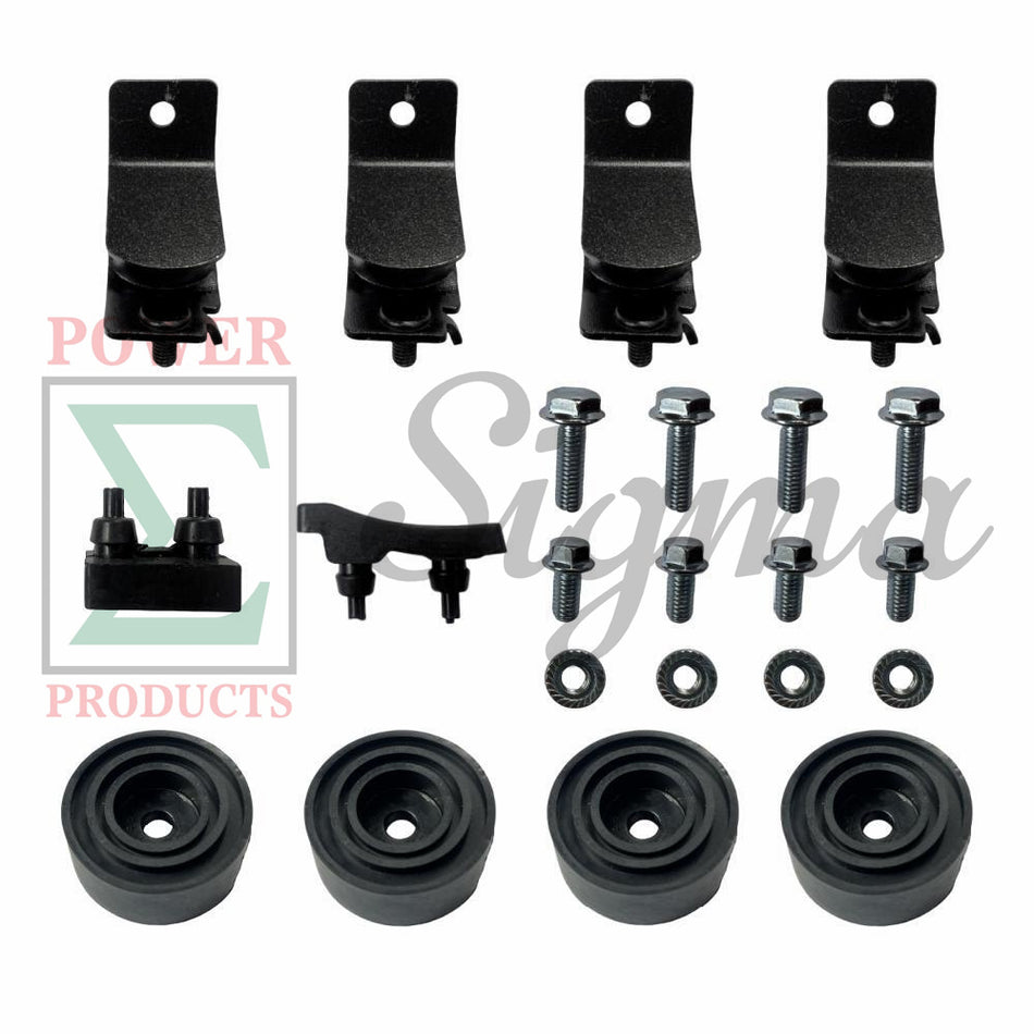 Frame Shock Absorbing Seat and Anti-Vibration Mounts with Bolts- Replacement for PREDATOR Some Inverter Generator Surge 2000 Watt Diagram Part Ref#28 29 image 0