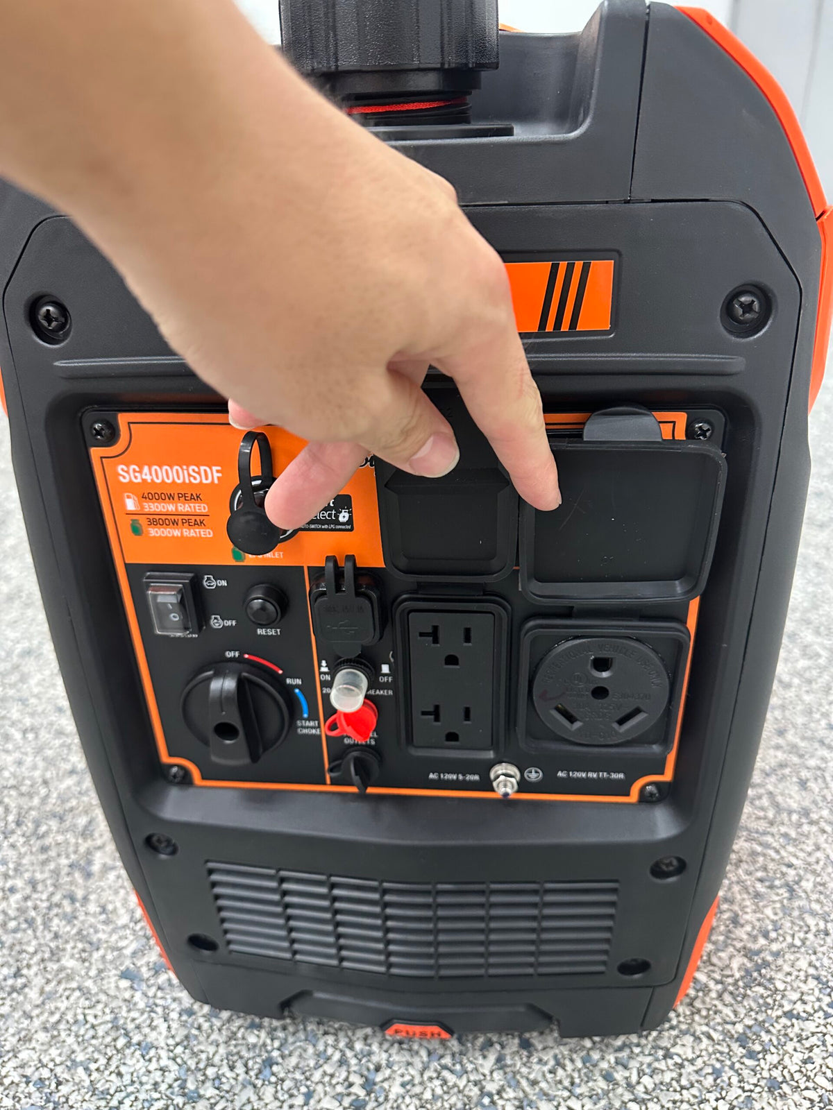 Sigma Portable Inverter Dual Fuel Generator 4000 Watts Super Quiet CO Alert Parallel and Series Capability Ideal For Outdoor Camping RV Trailer and Home Commercial backup power EPA Compliant Compact & Lightweight image 1