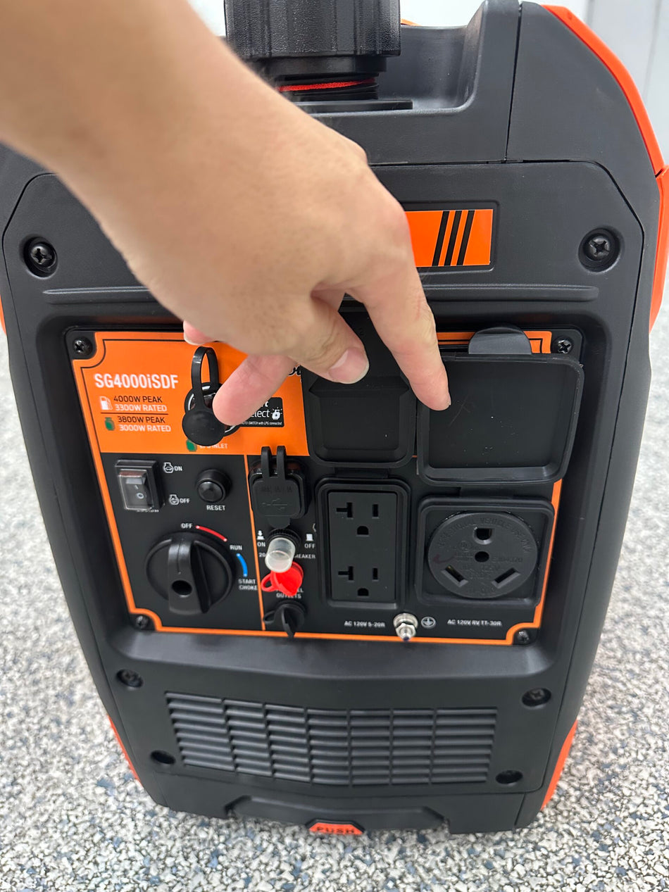 Sigma Portable Inverter Dual Fuel Generator 4000 Watts Super Quiet CO Alert Parallel and Series Capability Ideal For Outdoor Camping RV Trailer and Home Commercial backup power EPA Compliant Compact & Lightweight image 1