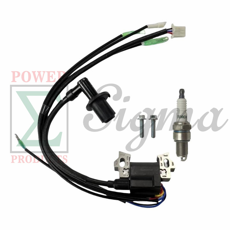 7-Wire Ignition Coil and Spark Plug For Predator 3500-Watt Inverter Generator with CO Sensor Alert image 0