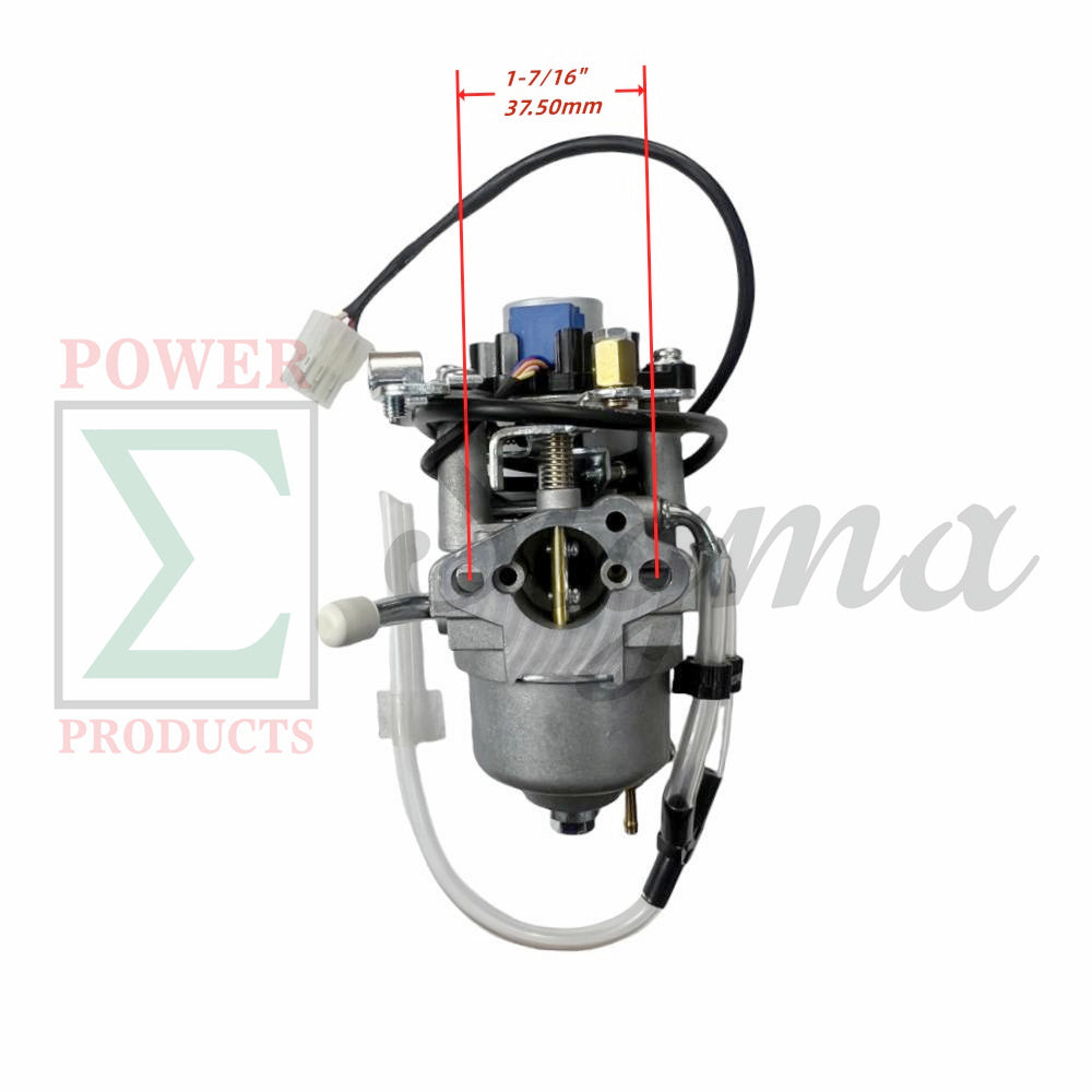 Carburetor Assembly with 5-Pin Stepper Motor, Gaskets and Fuel Line- Replacement for PREDATOR Inverter Generator Surge 2000 Watt (SKU# 71343, 59135) for RYOBI RYi2322 2300-Watt Inverter Generator image 1