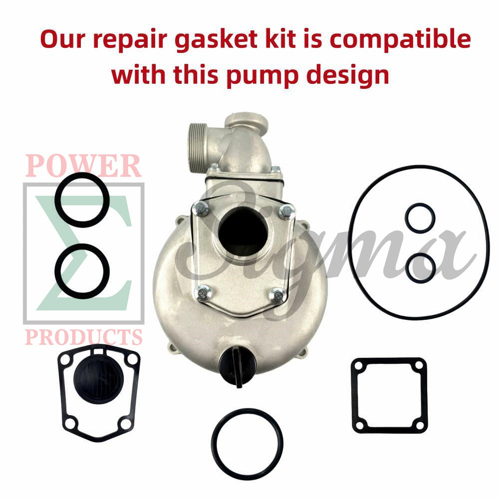 10PCS Gasket Seal Flapper Washer O-Ring Mechanical Seal Repair Kit For Predator 2" in. 212cc Semi-Trash Water Pump 63405 56160 For Pacific HydroStar 2" IN 212cc 61986 68375 69774 Water Pump image 3