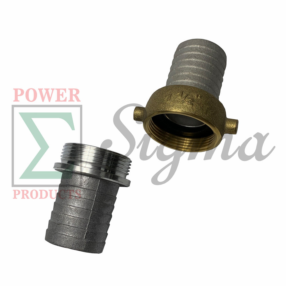 Sigma Camlock Fitting 1.5" Aluminum Thread Female Male  Hose Barb Coupler Clamp image 3
