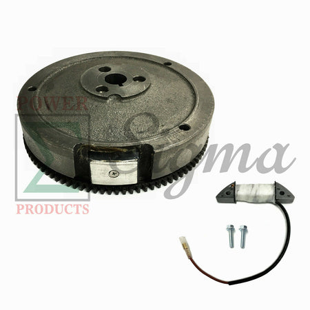 Flywheel W/ Gear & Charging Coil For Predator 420cc 13HP Electric Start Engine image 0