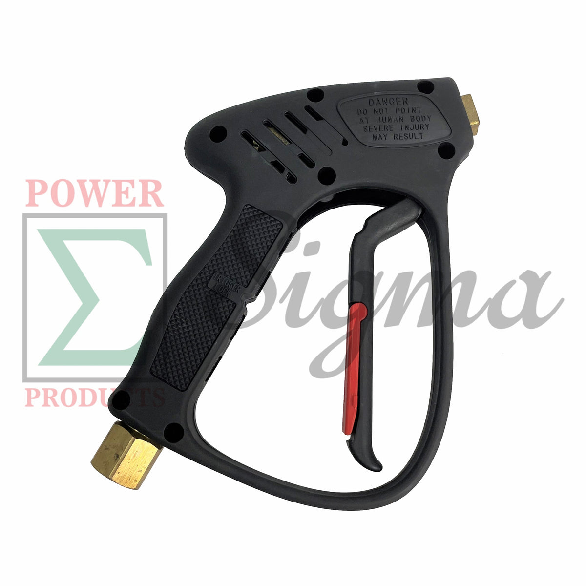 5000 PSI Pressure Washer Gun 3/8 IN. Inlet 1/4 IN. Female Outlet 10.5 GPM With Trigger Lock Easy Grip For High Temp Applications image 0