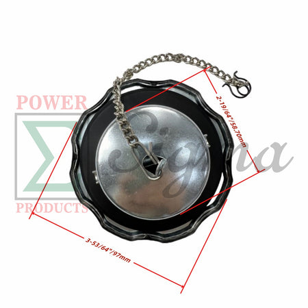 Fuel Tank Cap with Chain for PREDATOR Inverter Generators 4550-Watt Surge 3650W Running (SKU# 59192, 59189, 59303) image 1
