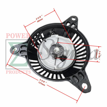 Recoil Starter with Handle- Replacement for PREDATOR Inverter Generator Surge 1400 Watt (SKU# 71342, 59186, 57063) image 3