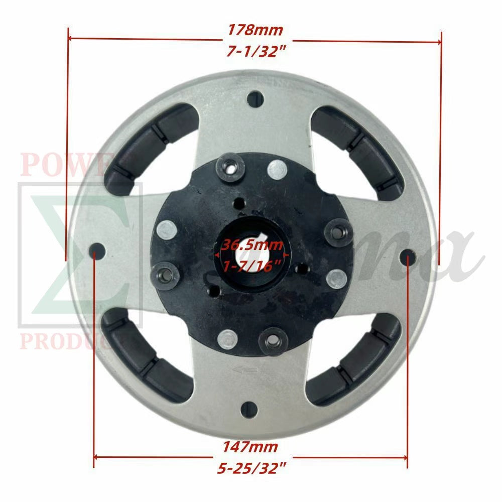 Stator Rotor/Motor Assembly-Compatible Replacement for Predator Inverter Generators 3500-Watt Surge / 3000-Watt Running (SKU# 71358, 59137) image 3