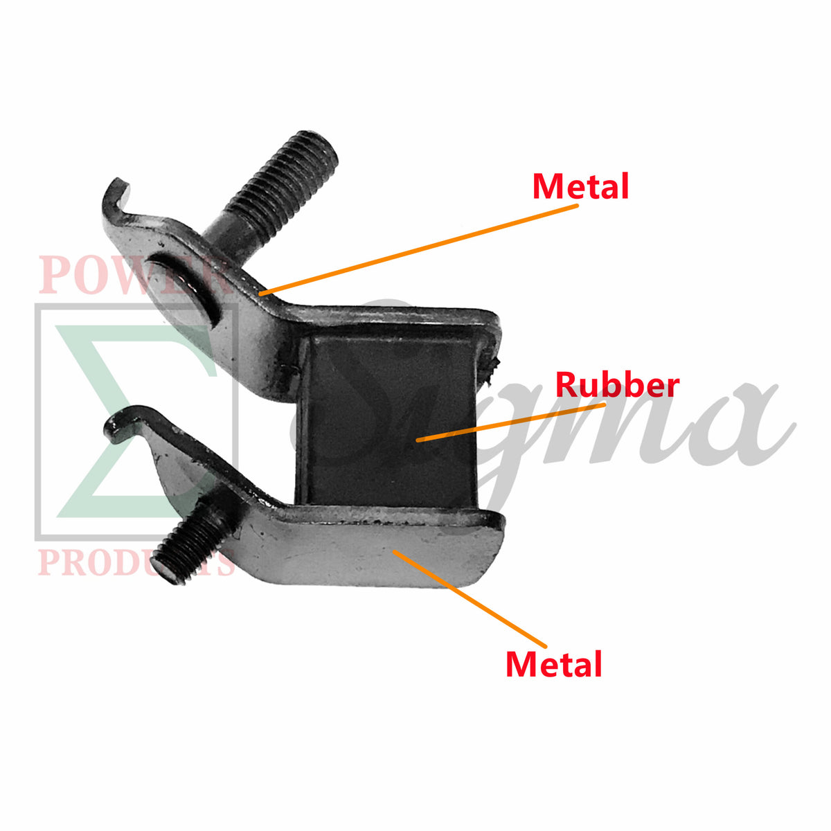 4 PCS (2pcs Thicker Mounts 2pcs Thinner Mounts) Anti Vibration Generator Rubber Mounts For 11HP 13HP 5500W 6500W 7000W 7250W 7500W 8500W 8750W 9000W 9500 Watts Gas Generator image 2