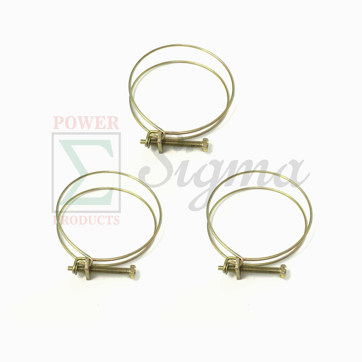 3PC Hose Clamps For Predator 2" In. 212cc Gas Engine Semi-Trash Water Pump 63405 and Champion Power Equipment 2" Inch Semi-Trash Water Pump 66520 image 0