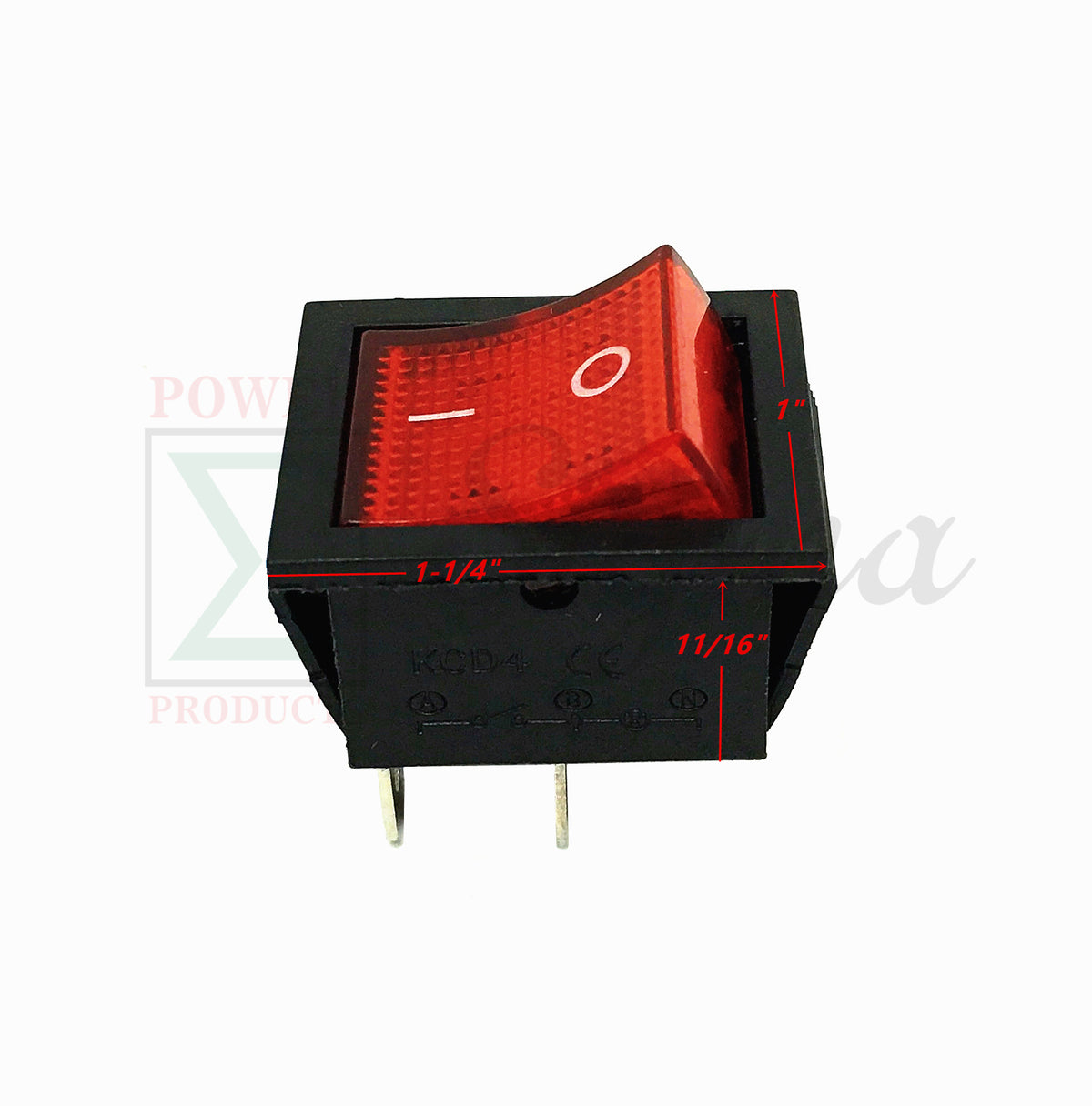 Red 4 Pin On Off Switch Replaces P54296 For WEN Recoil Start Gasoline Generator image 3