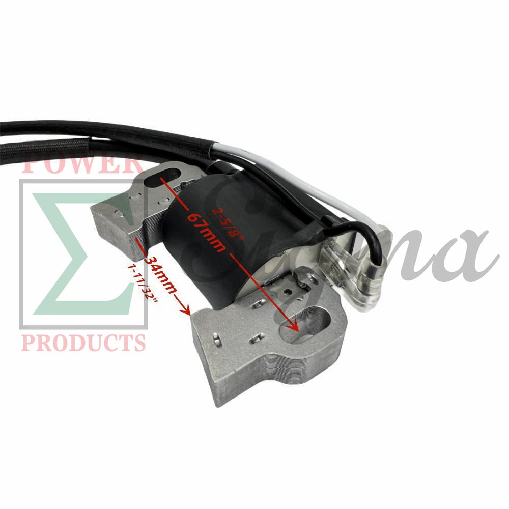 2-Wire Ignition Coil and Spark Plug for PREDATOR 9500-Watt Inverter Generator For DuroMax XP9000iH XP9500iH 459cc Dual Fuel Inverter Generator For GENMAX GM9000iE GM9000iED GM9000iEDC image 2