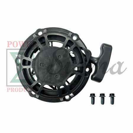 Recoil Starter with Handle and Bolts- Replacement for PREDATOR Inverter Generator Surge 2000 Watt (SKU# 71343, 59135) replacement part for Westinghouse 80cc iGen2550 iGen2550c iGen2550DFc image 0