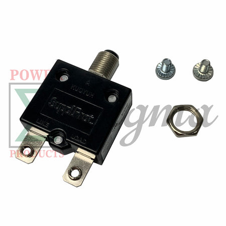 NEW 50A Amp Push Button Thermal Circuit Breaker 32VDC 125-250VAC 50A 50-60Hz For Generator image 1