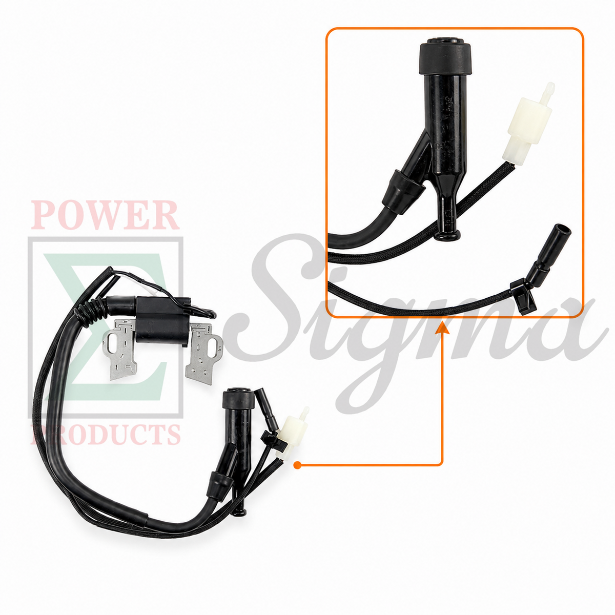 Ignition Coil with CO Plug for PREDATOR 6500 Watt 301cc Gas Generator SKU#59205, Fits PREDATOR 9000 Watt 420cc Gas Generator with CO SECURE Technology SKU#59206 image 2