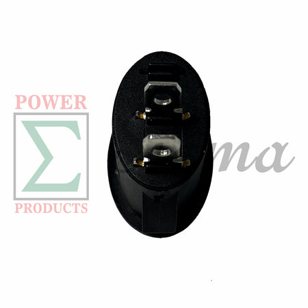 10-Pack Oval Boat Rocker Switch 2 Terminal 2 Position On/Off AC 125V/10A 250V/6A image 2