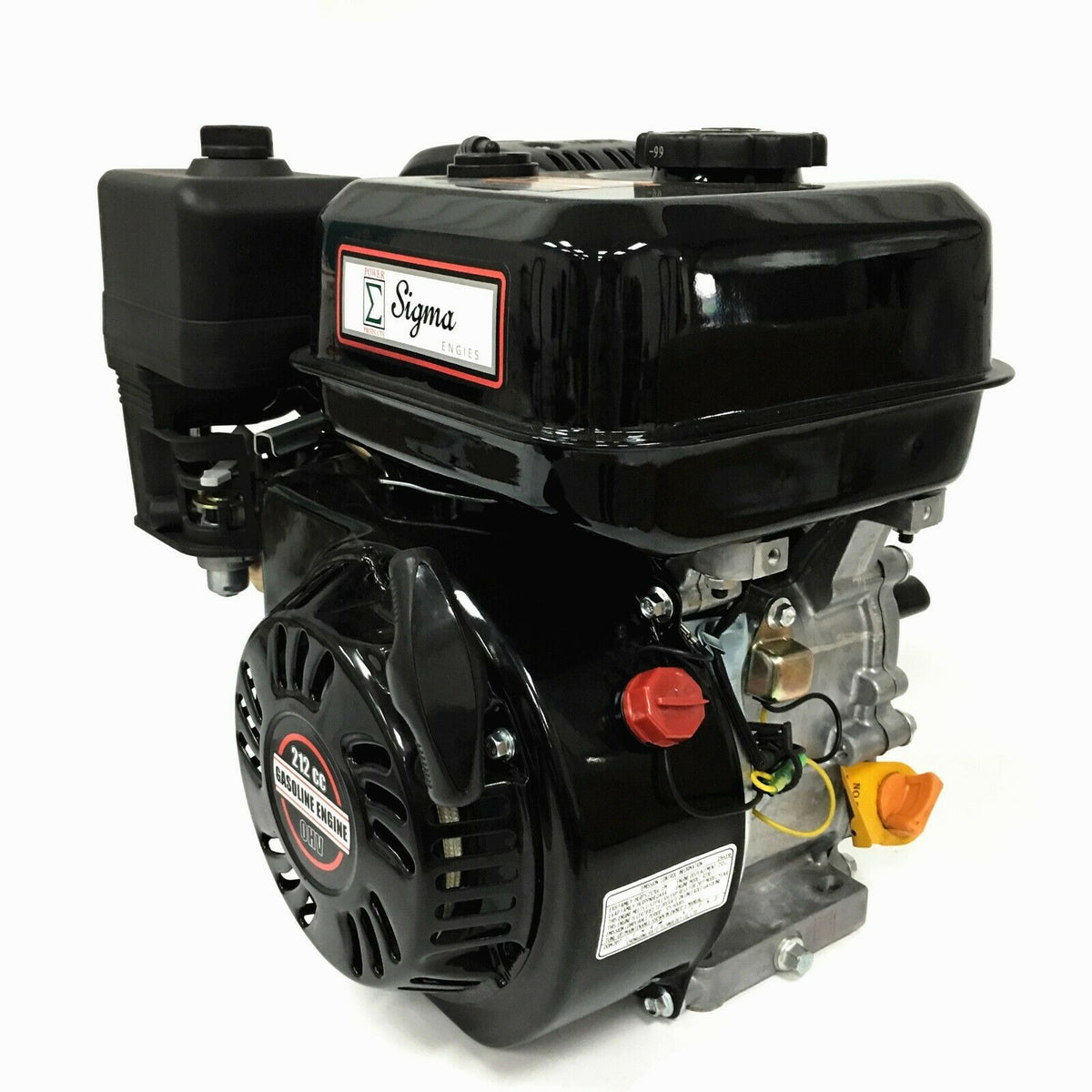 Sigma 6.5 HP 212CC OHV Horizontal Shaft Gas Engine MiniBike Go Cart Snowblower image 1