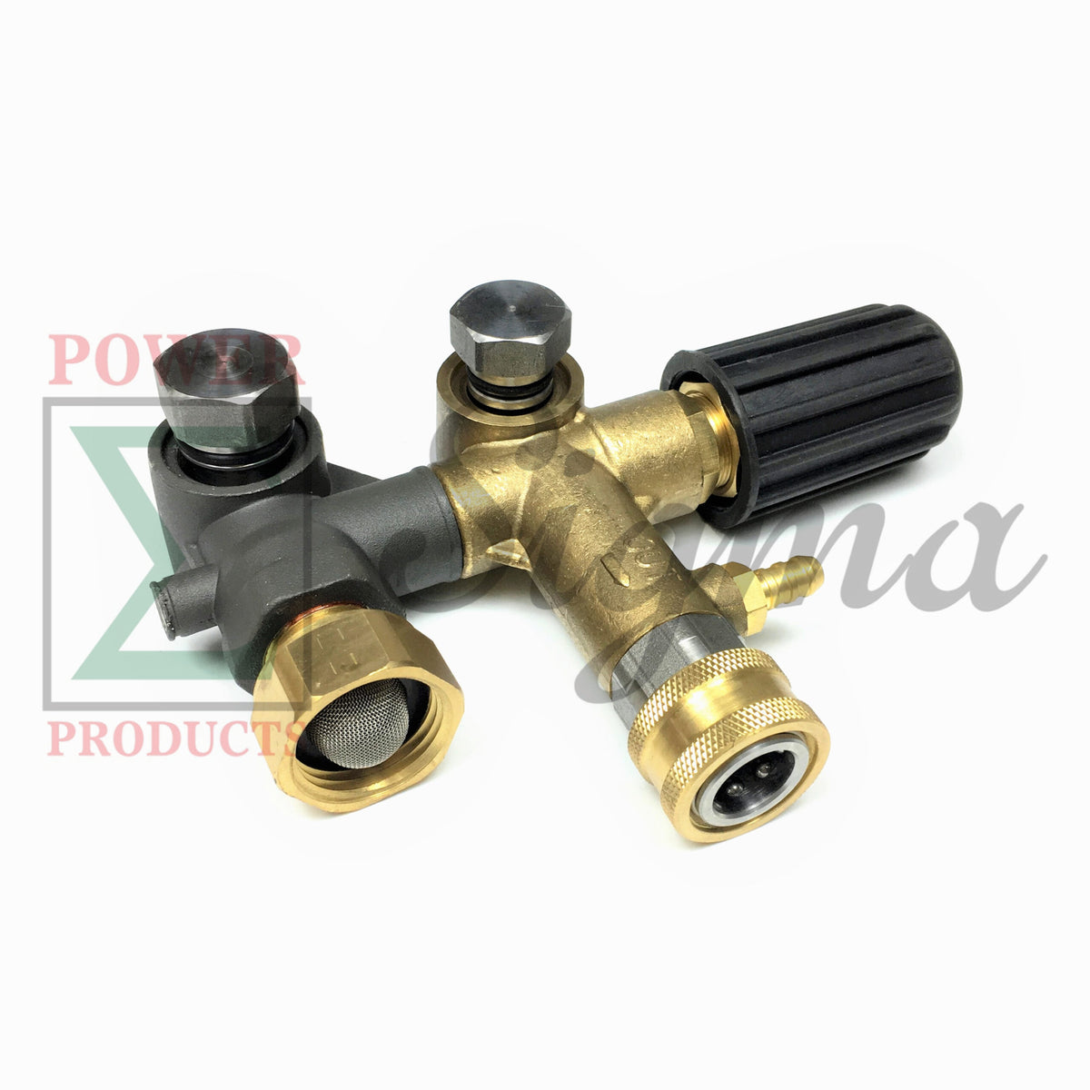 Unloader Adjustable Pull to Align For Honda GX340 11HP GX390 13HP 1" Shaft 4000 PSI For Devilblis EXHP3640 For Annovi Reverberi RKV4G36 Pressure Washer Pump Max. Flow 6.6 GPM image 0