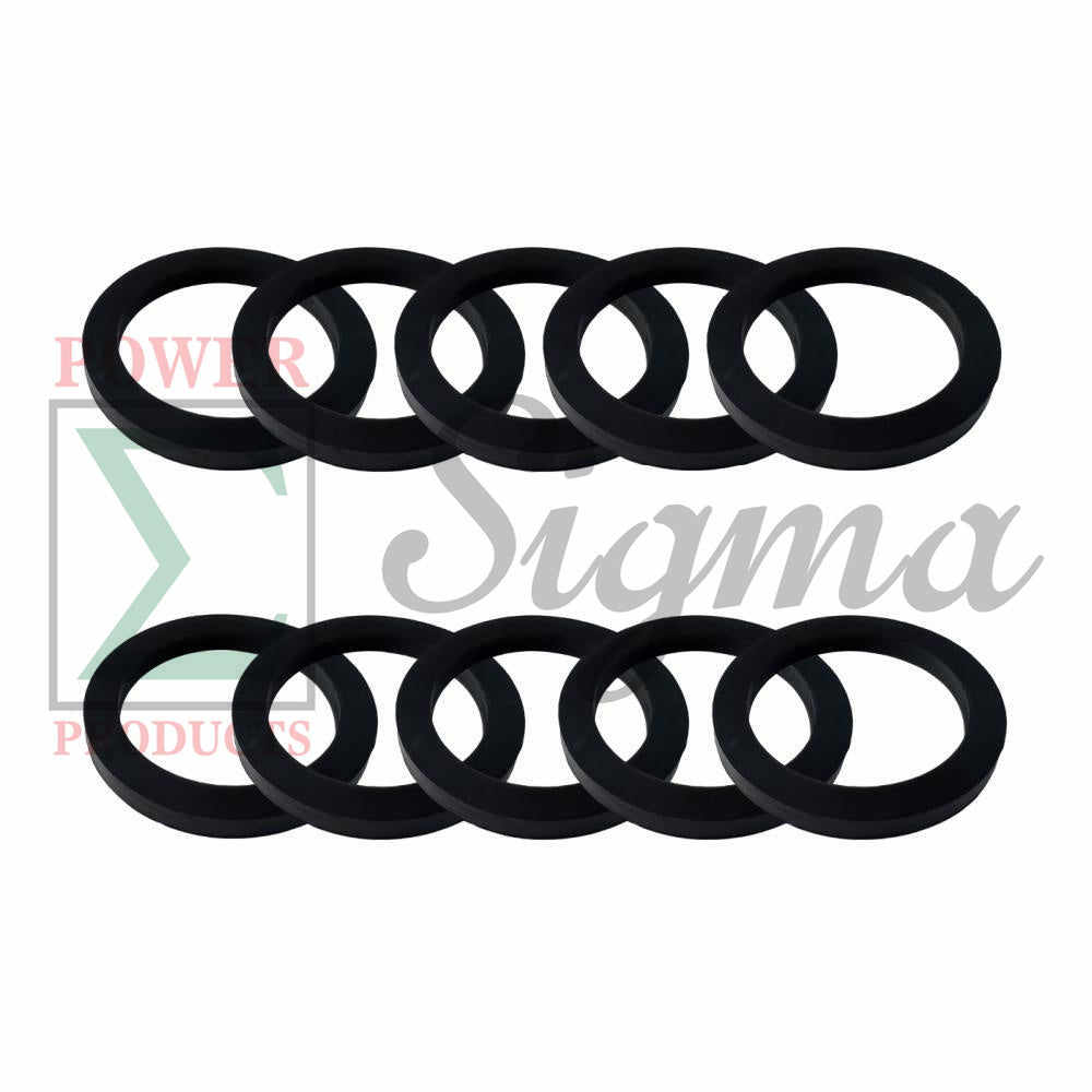 10-Pack 2" Inch Camlock Gasket Fitting – Thick Rubber Washer for Female Coupler - Hose O-ring Seal Replacement for Cam Groove 2-IN 10PCS image 0