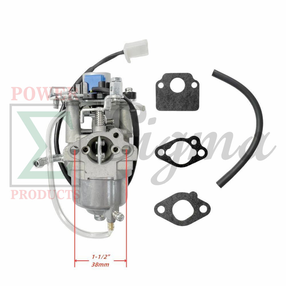 Carburetor Replacement for Pulsar PG2300iS Inverter Generator (2300W Surge / 1800W Rated) for Westinghouse iGen2200, iGen2500 & iGen2800, 4-Pin Stepper Motor, Gaskets & Fuel Line Included image 2