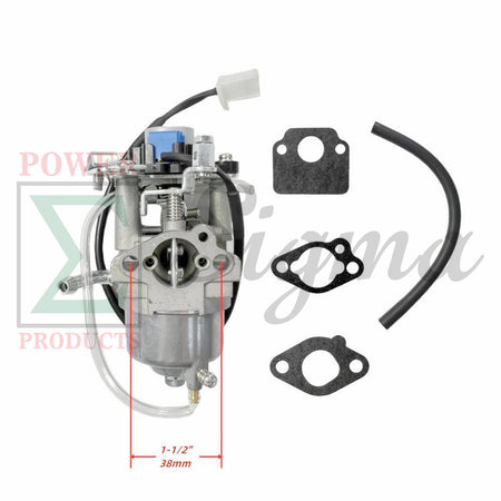 Carburetor Replacement for Pulsar PG2300iS Inverter Generator (2300W Surge / 1800W Rated) for Westinghouse iGen2200, iGen2500 & iGen2800, 4-Pin Stepper Motor, Gaskets & Fuel Line Included image 2