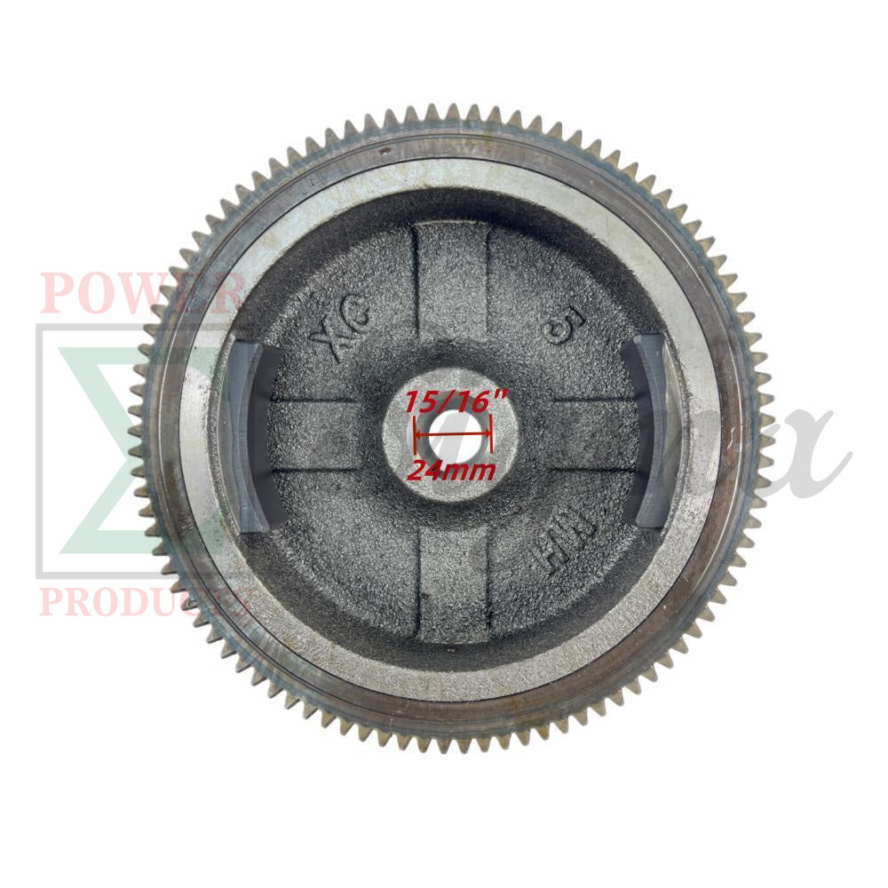 Flywheel with Gear and Magneto for Electric Start Upgrade - Compatible with Predator 301cc 8HP Recoil Start Engine & 6500-Watt 301cc 8HP Gas Generator image 4