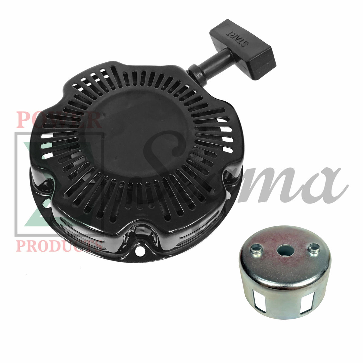 Recoil Starter W/ Cup For Coleman Powersports CT100U CC100X Gas Mini Bike Scooter For Harbor Predator 1 in. 79CC 63404 Water Pump For Wen Power 56180 1800W 98CC 1500 1800 Watt Generator image 1