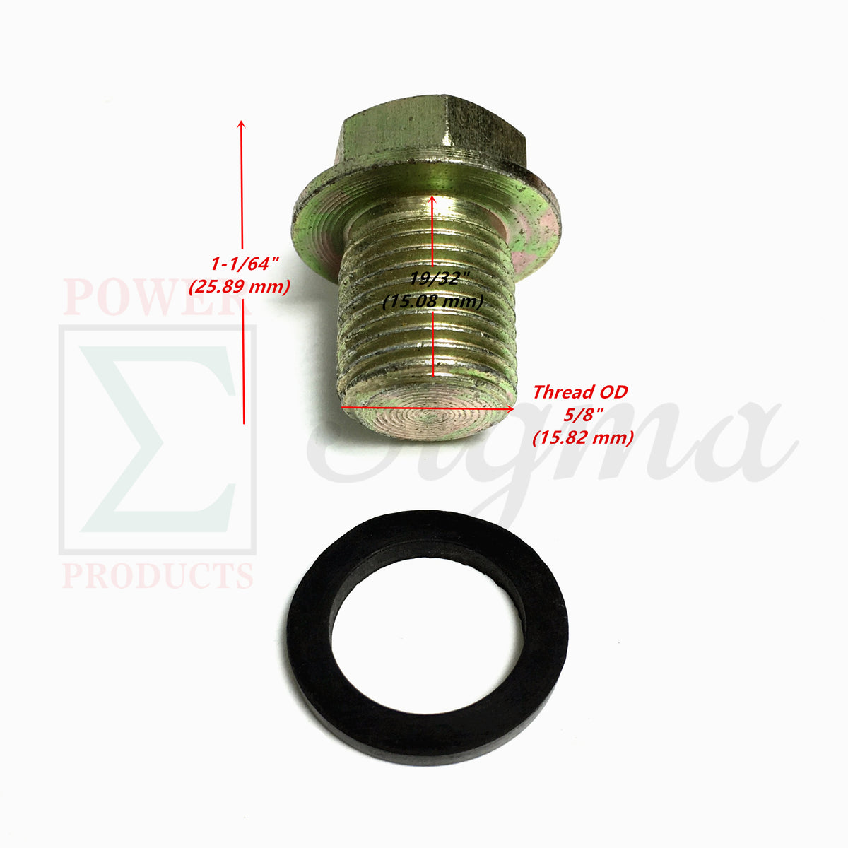 Oil Drain Plug For China 170F 178F 178FA 186F 186FE 186FA 186FAE Diesel Engine image 6
