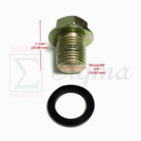 Oil Drain Plug For China 170F 178F 178FA 186F 186FE 186FA 186FAE Diesel Engine image 6