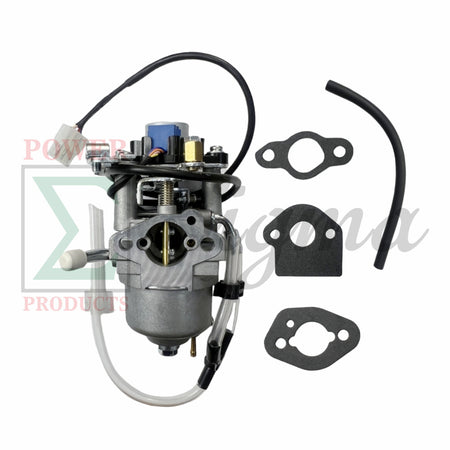 Carburetor Assembly with 5-Pin Stepper Motor, Gaskets and Fuel Line- Replacement for PREDATOR Inverter Generator Surge 2000 Watt (SKU# 71343, 59135) for RYOBI RYi2322 2300-Watt Inverter Generator image 0
