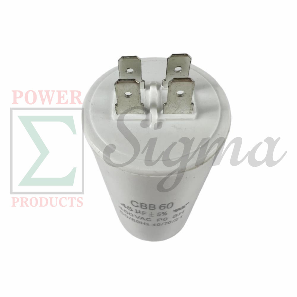 Generator Capacitor 450V.AC 45uF 50/60Hz CBB60 SH 40/70/21 Cylinder image 4