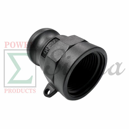 Sigma Polypropylene Type A Cam and Groove Couplings / 1-Inch Quick Connect & Disconnect Fittings/ Hose Camlock Fittings--1" Male Camlock Adapter x 1" Female NPT Thread image 2