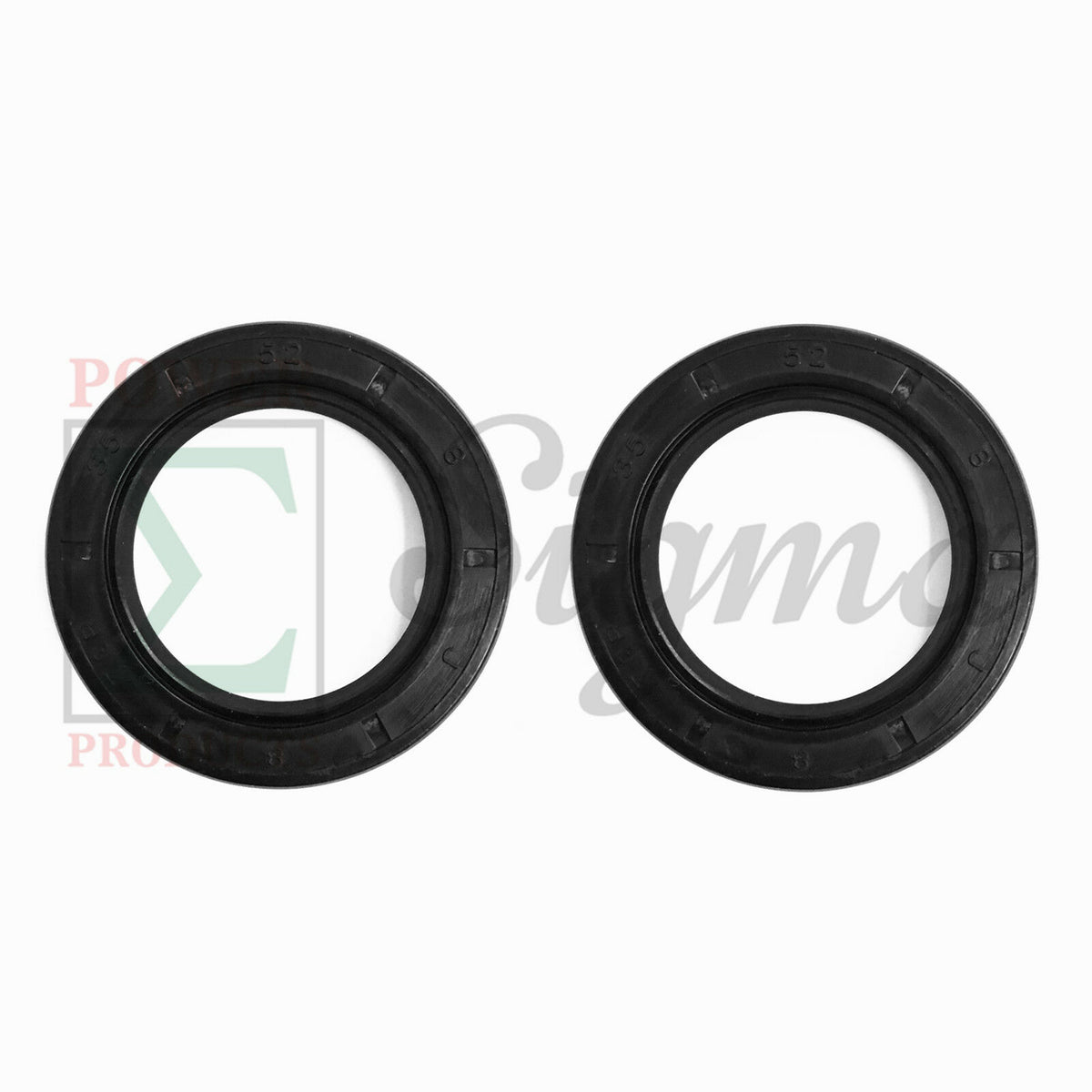 2 PCS Crank Case Crank Shaft Oil Seal For Honda GX340 11HP GX390 13HP 35X52X8 image 0