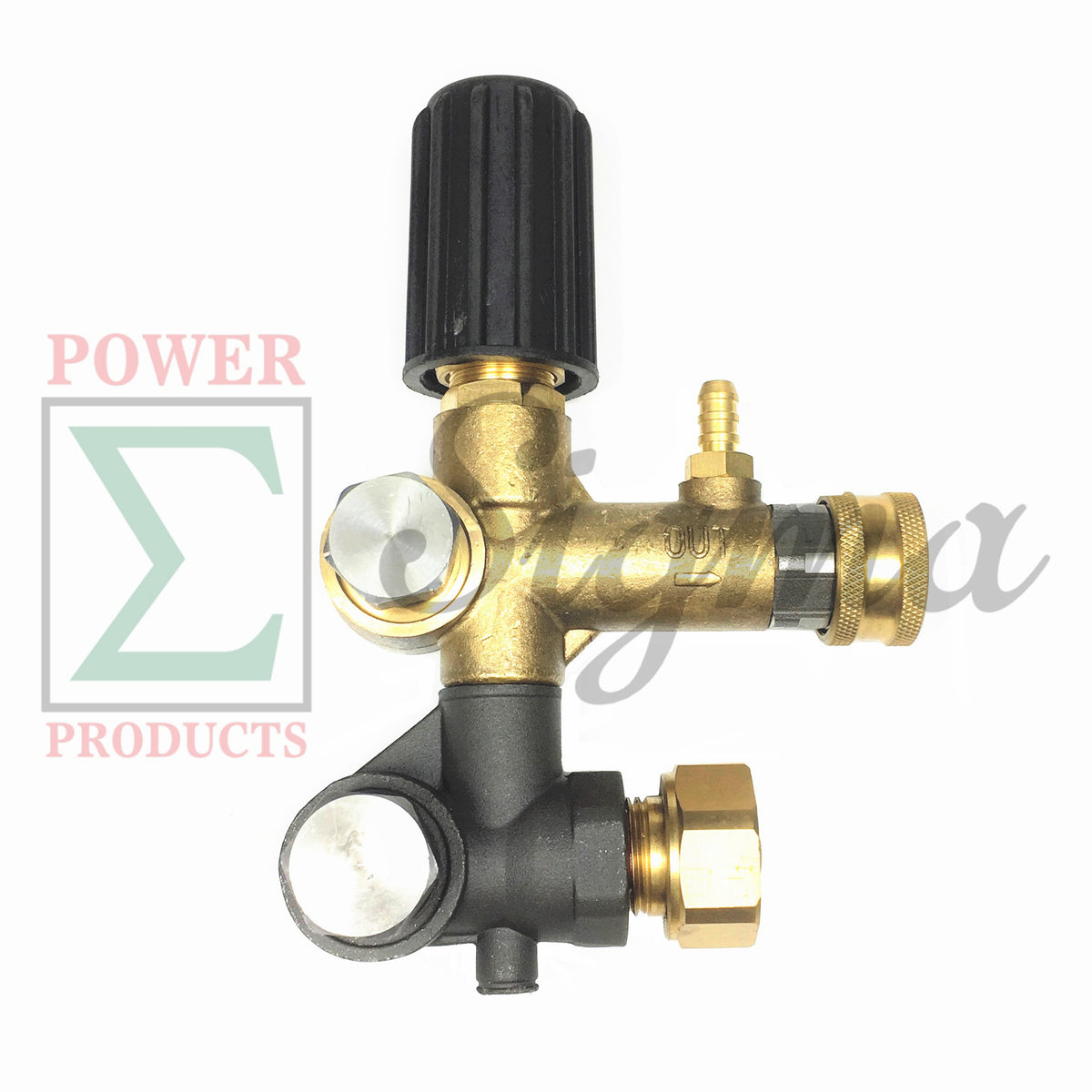 Unloader Adjustable Pull to Align For Honda GX340 11HP GX390 13HP 1" Shaft 4000 PSI For Devilblis EXHP3640 For Annovi Reverberi RKV4G36 Pressure Washer Pump Max. Flow 6.6 GPM image 7
