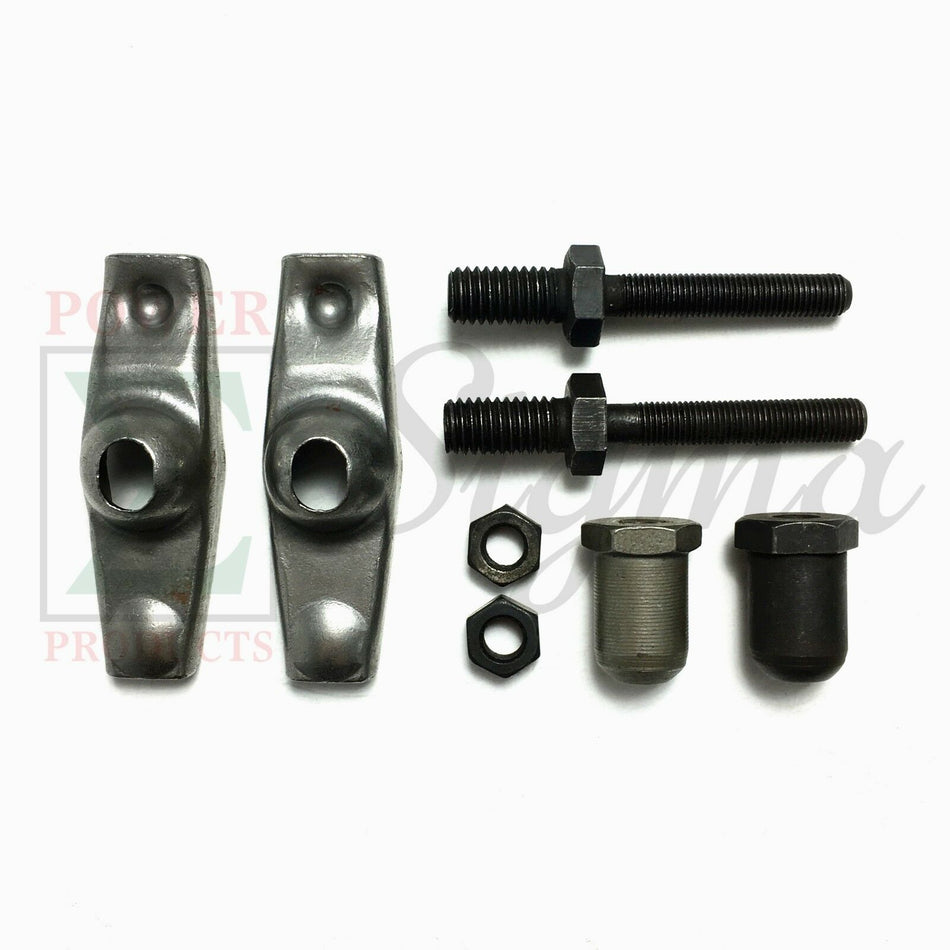 2X Rocker Arm Stud Nut Tappet For Honda 5.5HP 6.5HP GX160 GX200 Gas Engine image 1