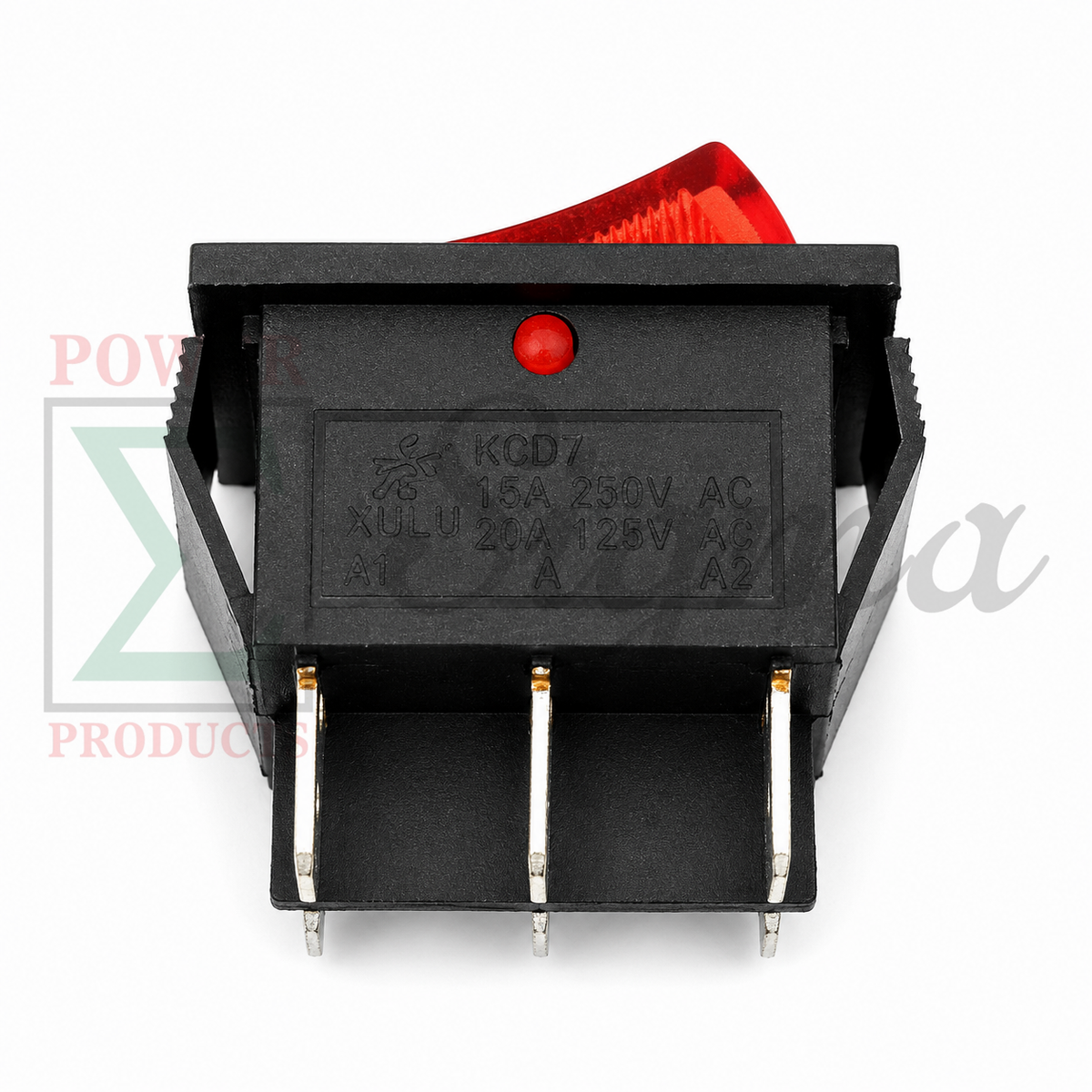 Direct Replacement 6 Pin On Off Black Switch Rocker For Predator 1800W 4000W 4375W 6500W For Champion 3500/4000W Open Frame Inverter Generator For Generac 0H3375028 Manual Recoil Start image 3