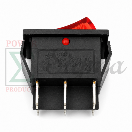 Direct Replacement 6 Pin On Off Black Switch Rocker For Predator 1800W 4000W 4375W 6500W For Champion 3500/4000W Open Frame Inverter Generator For Generac 0H3375028 Manual Recoil Start image 3