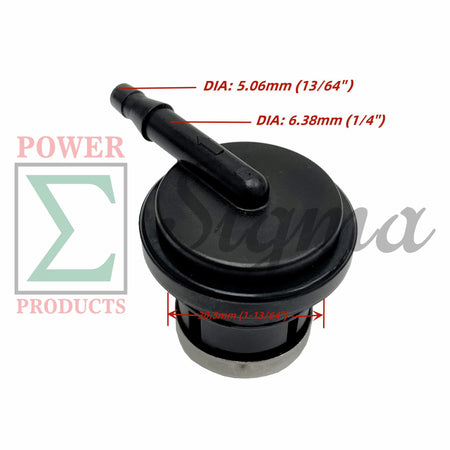 Vent Valve with 3 FT Fuel Line on Generator Fuel Tank for Generac 0H9005 & 0J7921 GP5500 GP6500 GP7500E GP8000E for Predator 4375W 6500W 8750W 9000W 301cc 420cc for Pulsar for Sportsman Gas Generator image 2