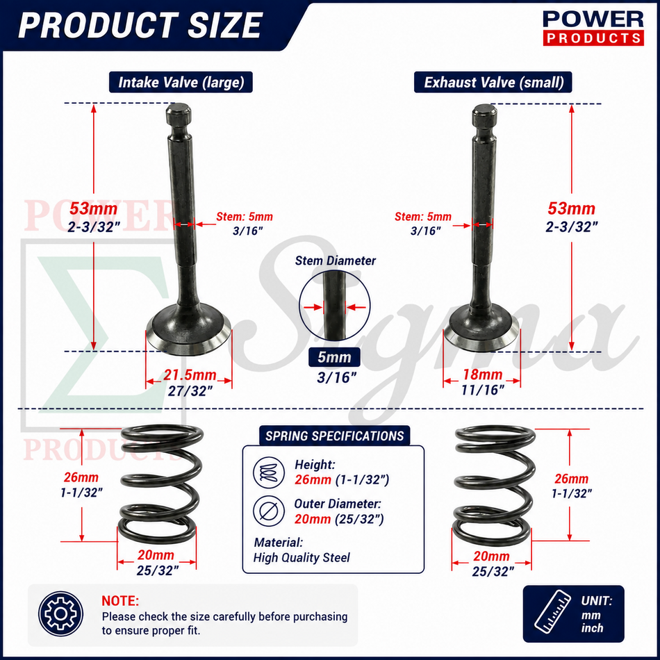 Intake Exhaust Valve Spring Retainer Kit for Westinghouse iGen2500 iGen2800 Inverter Generator image 1