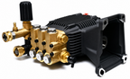 4000PSI 4.76 GPM Horizontal Triplex Pressure Washer Pump with External Unloader, Fits 1" Q-Type Shaft