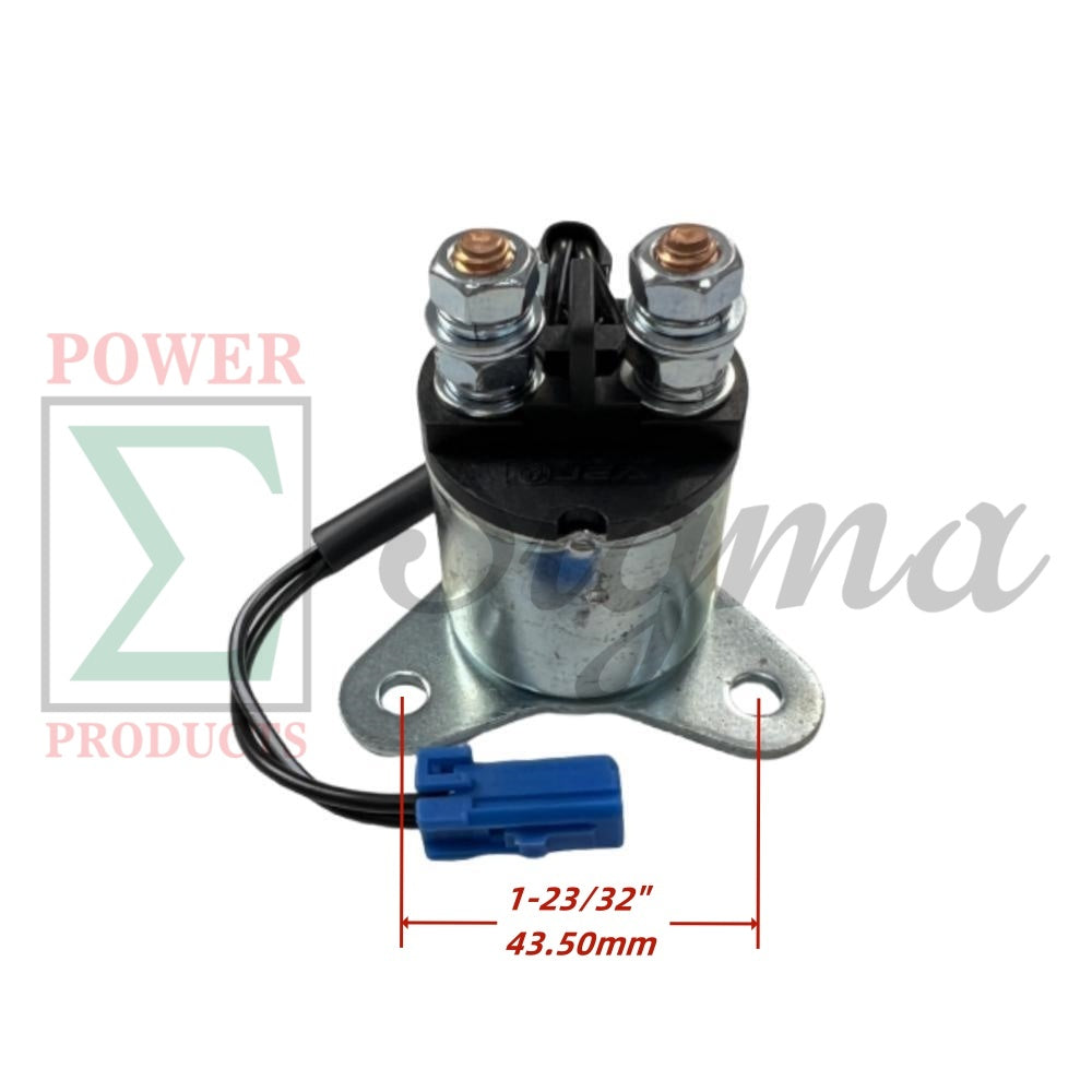 Engine Starter Solenoid with bolts- Compatible Replacement for PREDATOR Open Frame Inverter Generators 8750W Surge / 7000W Running (SKU# 71340, 59190) image 1