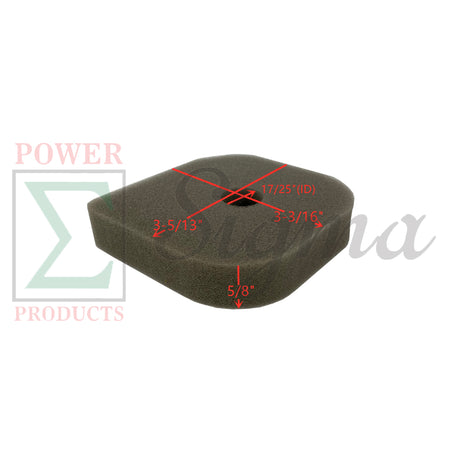 Air Filter Element For Briggs & Stratton P3000 2600/3000 Watt Inverter Generator image 1