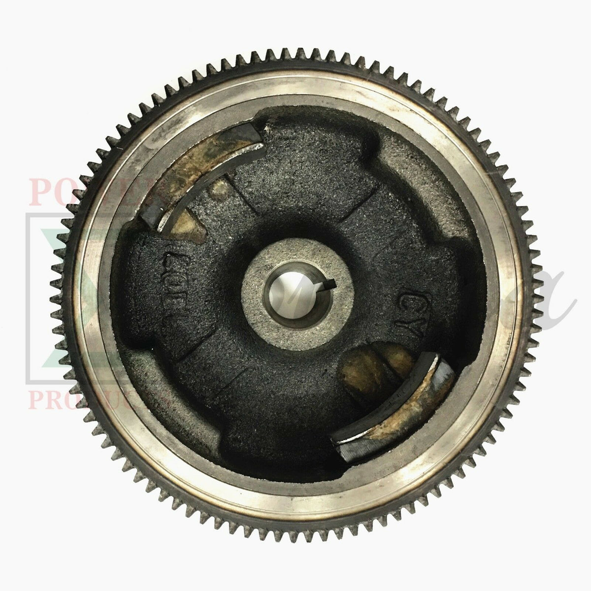 Flywheel W/ Gear For Honda GX340 GX390 11HP 13HP Electric Start Engine Generator image 3