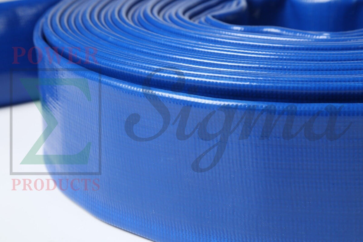 8" In Dia x 100 ft Heavy Duty Flat Lay Sump Pump Discharge and Backwash PVC Hose 4 Bar image 3