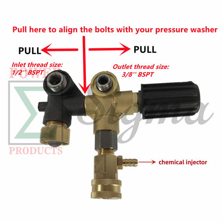 Unloader & Detergent Soap Siphon Hose for Mi-T-M 8-0632 8-0635 Replaces AR Pumps AR20821 46228 AR20888 image 1
